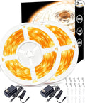 2 Set 10 FT Warm White Led Lights Strip Rope Lights for Housewarming Party Indoor Decor Cuttable Strip Lights for Baby Room Bedroom Living Room Kitchen Ceiling Wall Vanity Mirror Decoration