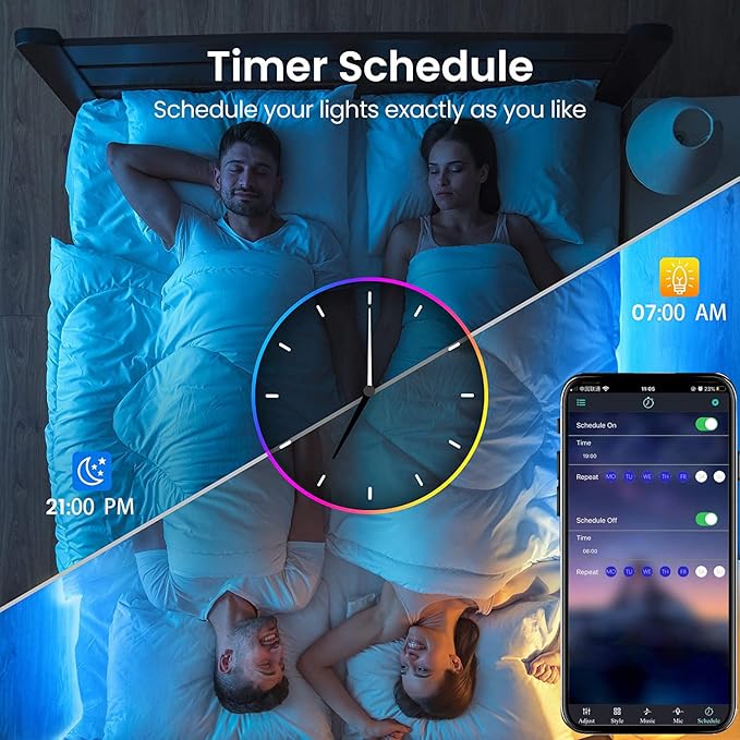 Amailtom Hexagon LED Lights, Smart RGB-IC Gaming LED Wall Lights App & Remote Control Music Sync, Hexagon Light Panels DIY Geometry Ambience Lighting for Gaming Room Bedroom Streaming, 10 Panels