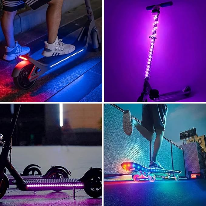 RUISHINE Battery Operated LED Strip Lights Rechargeable Light, Color Changing Music Sync App Remote Control RGB USB Lights for Bedroom, TV, Party & Room Decoration Kitchen