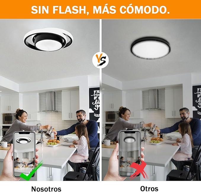 Motion Sensor LED Ceiling Light Indoor, 36W Cool White Mount Motion Activated Light Fixture Modern Flush Mount Ceiling lamp for Closet Laundry Bathroom Hallway Stair Porch Basement. (Round)
