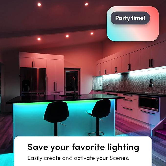 LIFX Smart WiFi Light Strip 6.6ft (Polychrome Multicolor, 8 Addressable Zones) Cuttable & Extendable Up to 32.8ft, Works with Alexa, Google Home & Siri, LED Strip Kit with Controller & Power Supply