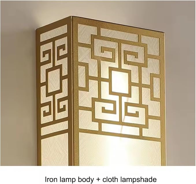 Chinese Style Bedroom Wall Lamp Strip Shaped Zen Background Wall Bedside Lamp Living Room Hallway Stairs Hotel Lighting,Simple