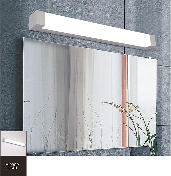 Enjoy Home R.S. LED Bathroom Mirror Vanity Light IP44 Waterproof Acrylic Wall Front Lamp Make Up Lights Cool White 6000K,9W/42CM