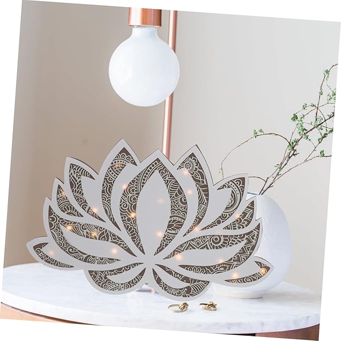 Veemoon Unique Design Yoga Night Light Elegant Wall Lamp Warm Lighting for Bedroom Living Room Study Room