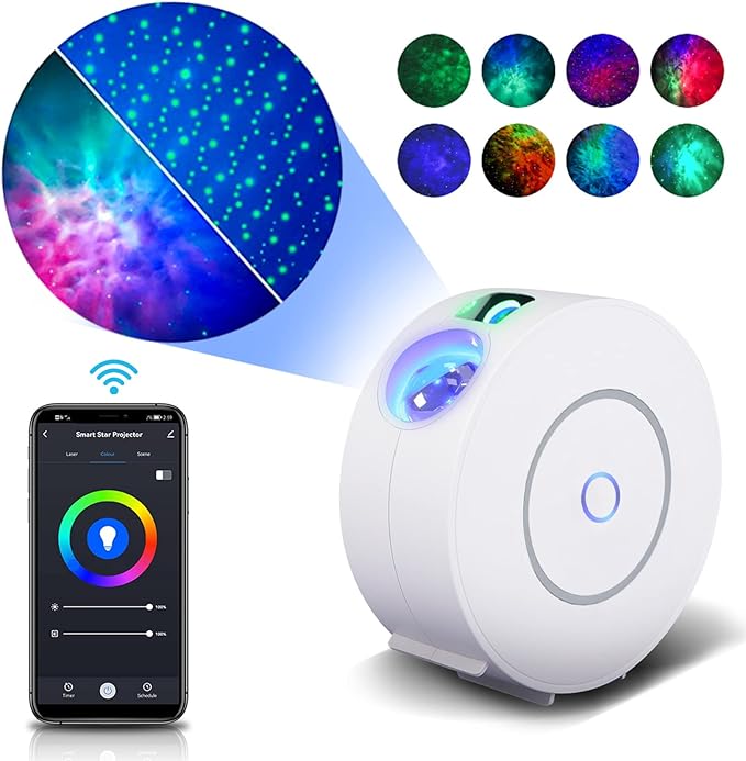 Galaxy Projector for Bedroom,Star Projector Galaxy Light,Northern Lights Projector,Ceiling Starlight Projector,Nebula Lamp,Smart APP&Voice Control,Aurora LED Night Light for Valentines Day Gifts