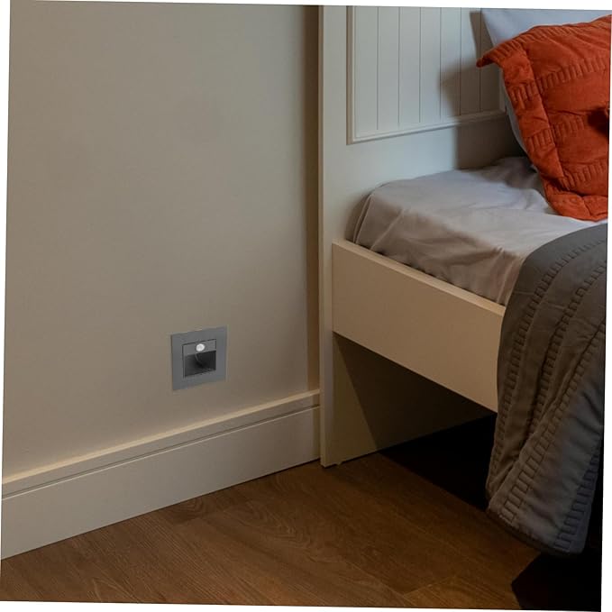 Motion Sensor Led Recessed Step Light Indoor Stair Aisle Lighting Wall Lamp for Illumination Hallways and Rvs Soft Glare