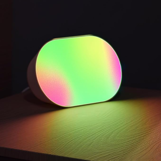 LIFX Luna Smart Lamp, 1000 LM Wi-Fi & Matter 1.3 Compatible, Alexa & Apple HomeKit Compatible, Plug-In Bedside Table Lamp & Wall-Mount, Color Changing Wall Wash, Sunrise/Sunset Effect, No Hub Required