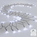 String Lights Outdoor Waterproof 9.8ft 30 LED, Cool White Fairy Lights Battery Operated with Timer Clear Wire for Indoor & Outdoor Decorations Garland Party Garden