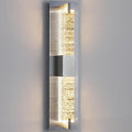 WOSHITU LED Wall Sconce Light: 19 Inch Nickel Modern Sconces Wall Lighting 3000K Dimmable Crystal Wall Lamps Indoor Bathroom Sconce Wall Mount Light Fixtures for Living Room/Bedroom/Hallway