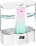 Geek-Level Aeocky Humidifier for Baby, Quiet Ultrasonic Humidifiers for Bedroom, Nursery with Ambient Light, 4L Top-Fill Cool Mist Diffuser with Timer, Sleep, Auto, Constant Humidity Mode