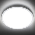 SunRider LED Flush Mount Ceiling Light Fixture, 6000K Cool White, 2400LM, 12 Inch 24W Modern Round Flat Lights, 240W Equiv. Panel Lamp, Non-Dimmable