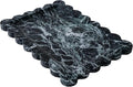 Real Luxurious Natural Scalloped Marble Tray - 10.8"x8" Verde Green Marble Vanity Tray for Bathroom Kitchen Counter - Catch All Tray for Nightstand and Home Décor