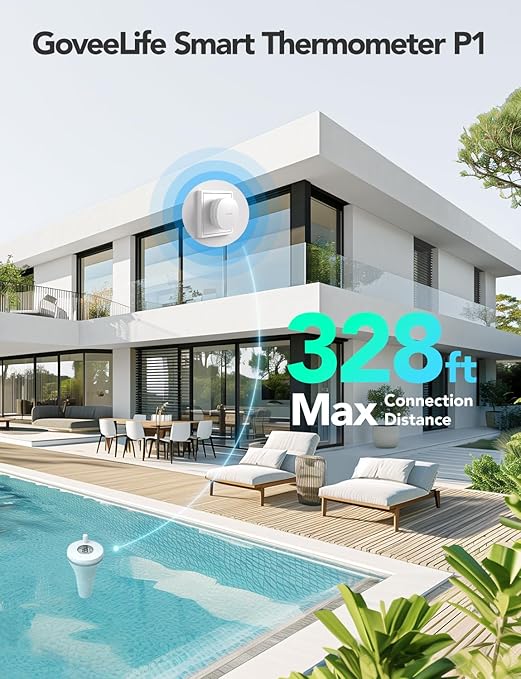 GoveeLife Smart Humidifier 4.5L for Bedroom Large Room & Smart Pool Thermometer