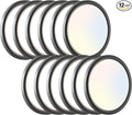 hepside 12PACK LED Flush Mount Ceiling Light, 3CCT Selectable 3000K-4000K-6500K & 100W Equivalent Modern Kitchen Recessed Ceiling Lamp 15W 1500Lm 7.5 Inch for Bathroom Closet Laundry Bedroom Hallway