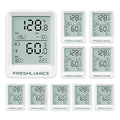 Freshliance Bluetooth Temperature Humidity Data Logger Recorder, Refrigerator Freezer Thermometer Hygrometer, Digital Remotely Temperature Humidity Monitor with APP Data Analysis, BlueTag TH20, 10pack