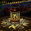 Hummingbird Solar Lanterns Outdoor Garden Decor Solar Lights Waterproof Hummingbird Decorative Hanging Metal Lights Gardening Gifts for Women Mom Grandma Outside Yard, Patio, Backyard, Farm