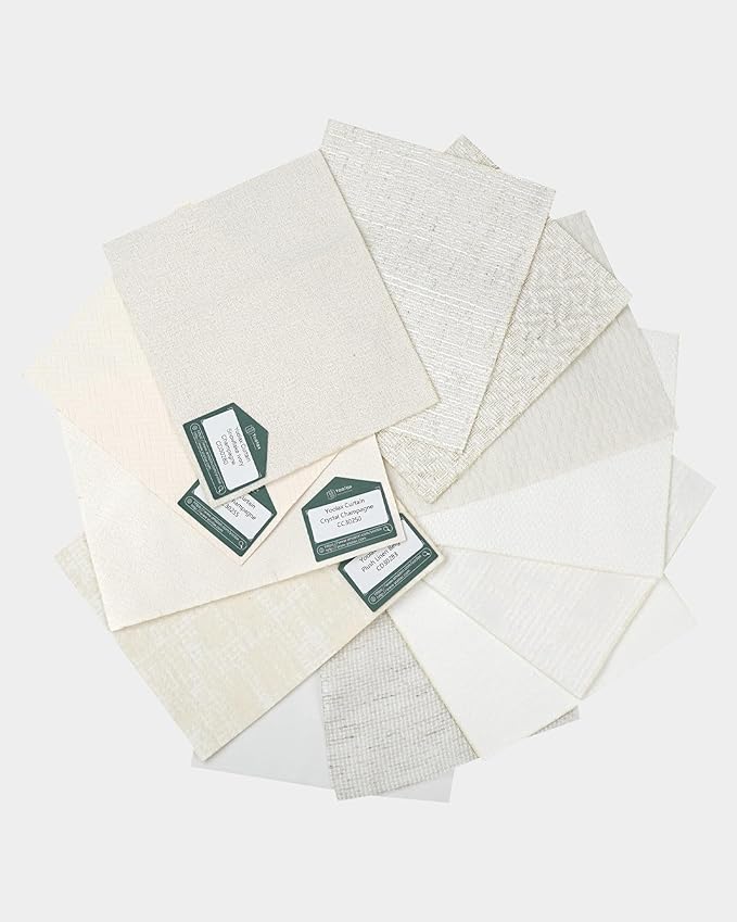 Yoolax Fabric Sample for Curtain (Light Color)