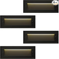 9 Inch Low Voltage Outdoor Step Lights, 12V 5W LED Stair Light Indoor & Outdoor, 3CCT 3000K/4000K/6500K, IP65 Waterproof Step Light for Landscape Lighting, Stair, Deck, Pathway, Walkway, Pack of 4