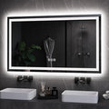LED Bathroom Mirror 36x60 Inch Anti-Fog Bathroom Mirror with Lights, Wall Mounted Lighted Vanity Mirrors, Dimmable, Backlit + Front Lit, Smart Bathroom Vanity Mirror with 3 Colors Temperature