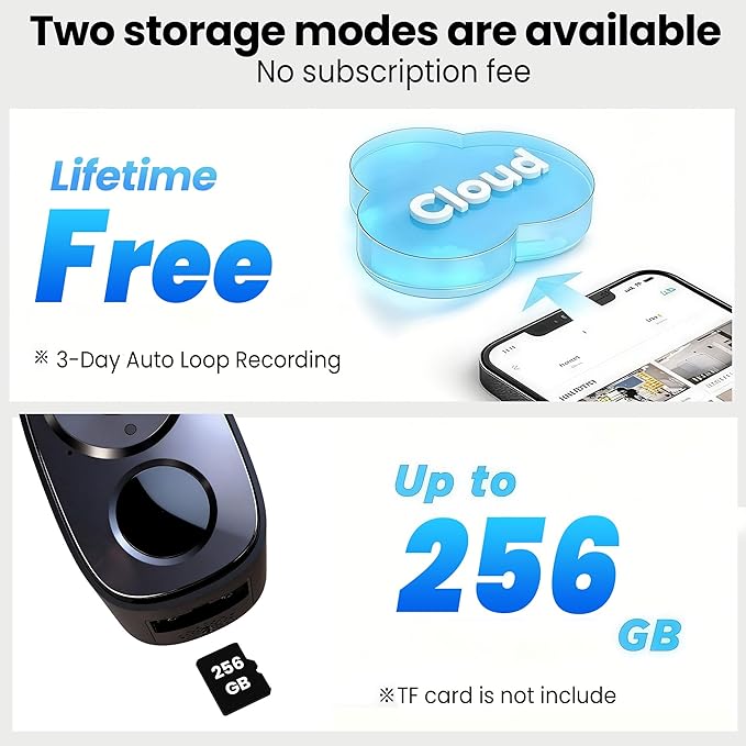2026 Upgraded 2K Security Cameras Wireless Outdoor (2-Pack), Free Cloud & SD Storage, Long Battery Life, 2.4G/5G Wifi Support, Motion Detection, Color Night Vision, Spotlight, Waterproof, 2-Way Talk