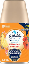 Glade Automatic Spray Refill, Air Freshener for Home and Bathroom, Hawaiian Breeze, 6.2 Oz