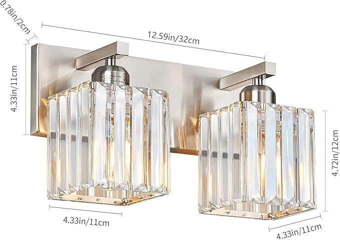 BubbleGlassBallWallSconcesBathroomLightFixturedFinish,3-LightRibbedGlobesLamps,WallMountedVanityLightFixtureforBedsideStairwayHallwayPorch