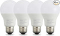 Amazon Basics Smart A19 LED Light Bulb, Dimmable Soft White (2700K), 9W (60W Equivalent), 800LM, Energy Efficient, Works with Alexa Only, 2.4 GHz Wi-Fi, No Hub Required, 4-Pack