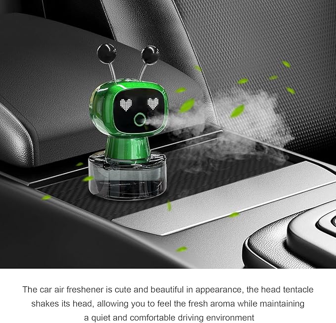 Smart Car Aroma Diffuser – AI Intelligent Automatic Fragrance Dispenser | Wireless Car Perfume Device with Adjustable Concentration | Universal Vehicle Essential Oil Diffuser for Interior Freshness