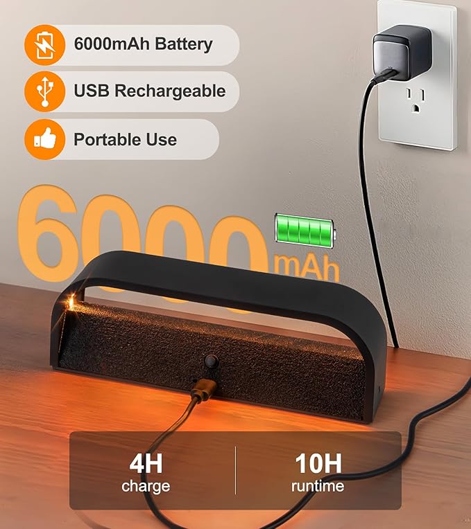 2Pcs RGB Wall Light with Remote Control, LED Indoor Wall Sconce, 6000mAh Rechargeable Battery Powered Wall Lamps, 12 Colors Wireless Wall Lamp for Bedroom Living Room Decor