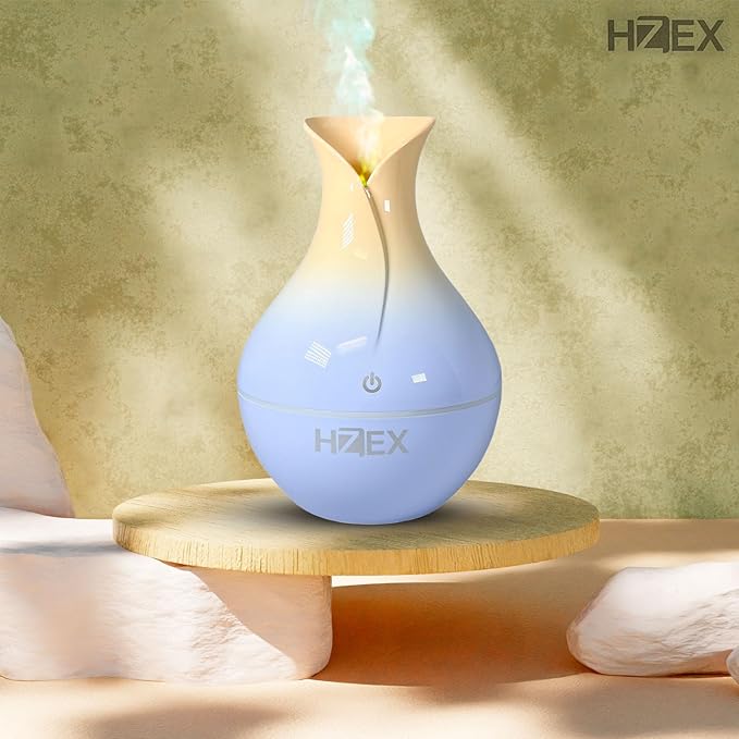 Spiral Essential Oil Diffuser with 7 Color Changing Lights and 5V USB Cable for Home Office, 130ml Mist Humidifier Silent Aroma Diffusers, Variant Colors (Twist)