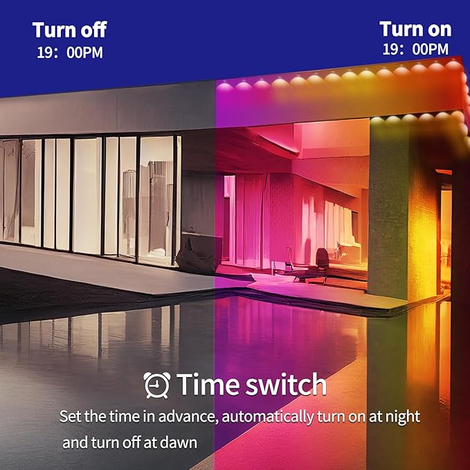 100ft Permanent Outdoor Light,RGB Eaves Lights with App Control Remote,DIY IP67 Waterproof led Lights,Outside Light for House,Halloween,Roof,Garden,Christmas Decorations