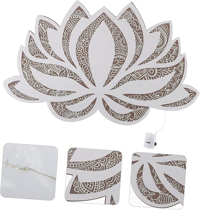 Veemoon Unique Design Yoga Night Light Elegant Wall Lamp Warm Lighting for Bedroom Living Room Study Room