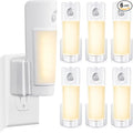 Enhon 6 Pack 4 in 1 Emergency Lights for Home Power Failure, Rechargeable LED Flashlight Plug in Wall, Automatic Turn On Power Outage Night Light with Motion Sensor for Hurricane Preparedness Items