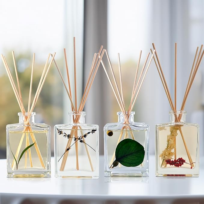 Urban Naturals Reed Diffuser Sticks 10 Inch Natural Rattan, 100 Count, Bulk Refill for Oil Diffuser Bottles, DIY Projects