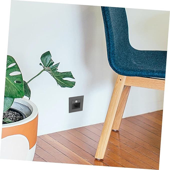 Led Motion Sensor Stair Lights Warm Soft Glow Indoor Step Light for Hallways Staircases and Rvs Gentle Eye-Friendly Illumination Easy Installation