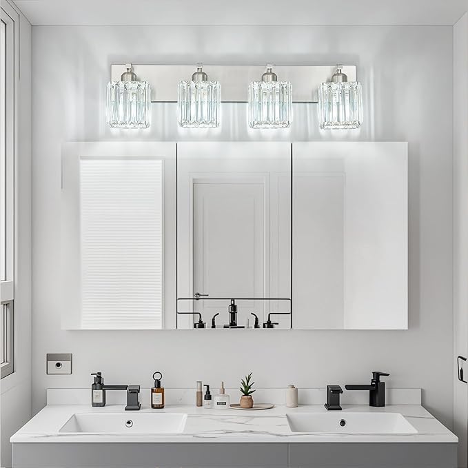 BubbleGlassBallWallSconcesBathroomLightFixturedFinish,3-LightRibbedGlobesLamps,WallMountedVanityLightFixtureforBedsideStairwayHallwayPorch