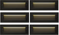 9 Inch Low Voltage Outdoor Step Lights, 12V 5W LED Stair Light Indoor & Outdoor, 3CCT 3000K/4000K/6500K, IP65 Waterproof Step Light for Landscape Lighting, Stair, Deck, Pathway, Walkway, Pack of 6