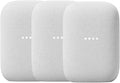 Google Nest Audio (3-Pack) Smart Speakers – Multi-Room Wireless Home Speaker Bundle with Bluetooth, Wi-Fi, Assistant, Stereo Sound, Voice Control & Smart Home Integration