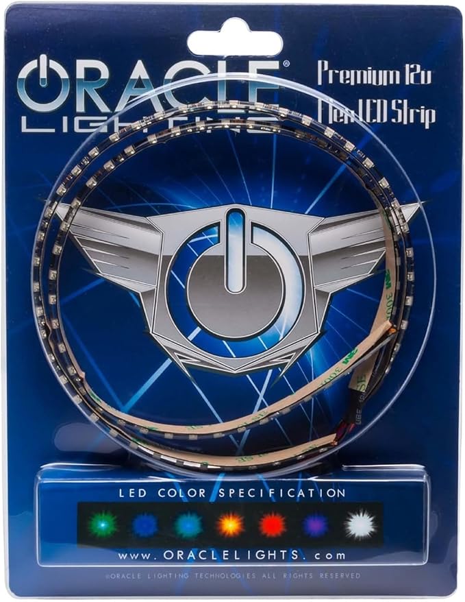ORACLE Lighting 3805-002 Universal Blue Ambient LED Lighting Footwell Kit - Waterproof - Easy Installation - Ultra Flexible - Indoor or Outdoor Application