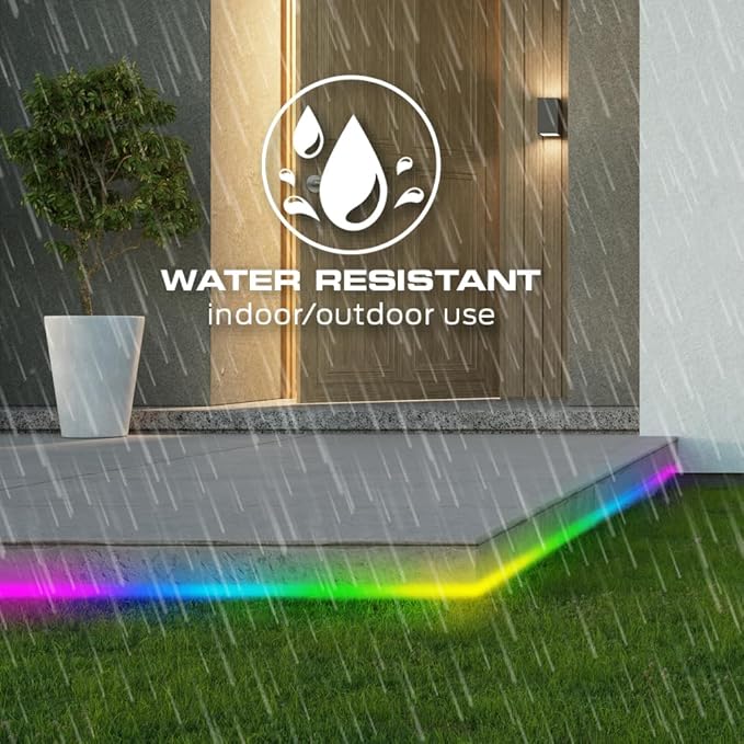 Monster MOW71005ICM 16.4 Ft. RGB + IC Flow Flexible Neon Outdoor LED Smart Light Strip