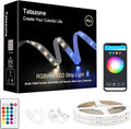 RGBWW Bluetooth LED Strip Lights, 65.6ft Tunable White 3000K to 6500K+RGB Led Light Strips, Music Sync Color Changing Indoor LED Rope Lights for Cabinet, Bedroom,2 Roll of 32.8ft
