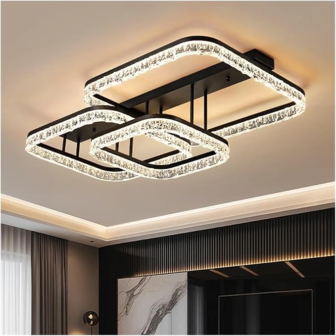 Nordic Home Decoration Salon Bedroom Decor Smart Led Lights Ceiling Light Indoor Lighting Versatile Use(RC Remote dimming,40 50 60cm)