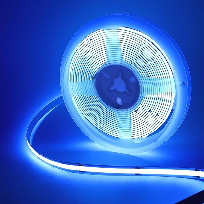 5V USB COB Led Strip Light White/Red/Green/Pink/Ice Blue/Yellow 300 LEDs Flexible Ribbon DC Night Lamp TV Backlights Home Decor for Under Cabinet Kitchen Living Room Shelving (Green, 2M)