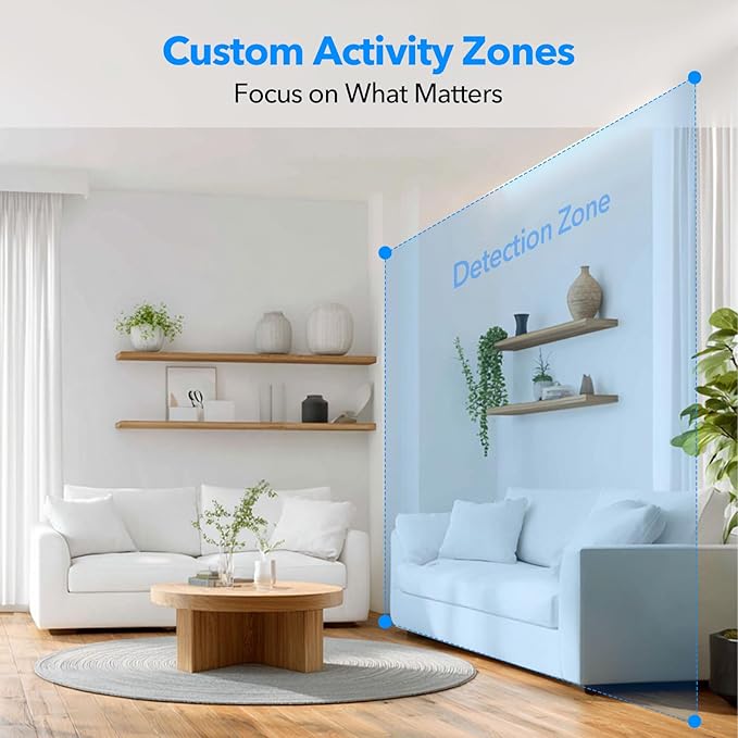 2K Cameras for Home Security Dual-Band 5G/2.4GHz WiFi Indoor Camera Baby Monitor & Pet Camera for Dog Cat Elder AI Motion Detect 2-Way Audio Night Vision 24/7 Local Recording SD Cloud Storage 4 Pack