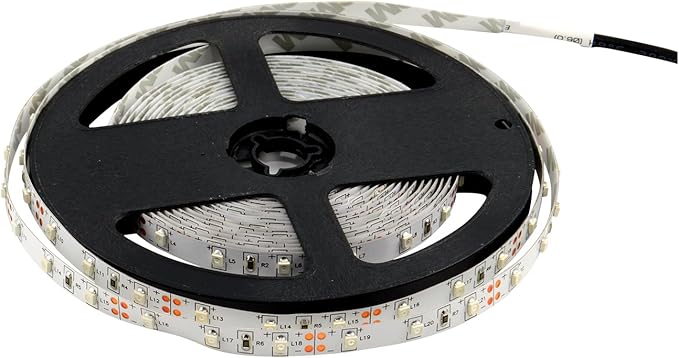ABI Cool White Flexible LED Strip Light, 300 LEDs, 5 Meters / 16.4 FT Spool, 12VDC (Adapter Not Included)