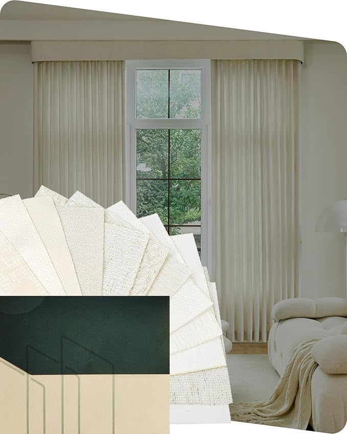 Yoolax Fabric Sample for Curtain (Light Color)