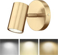 Gold Wall Sconce, Modern Wall Light Fixture, LED Track Lighting with GU10 Bulb for Bedroom Entryway Bathroom Kitchen, SL4830-1W-BB