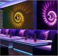 Colorful RGB Spiral Hole Wall Lamp Surface Wall Install Home Decor LED Light Luminaire Lighting