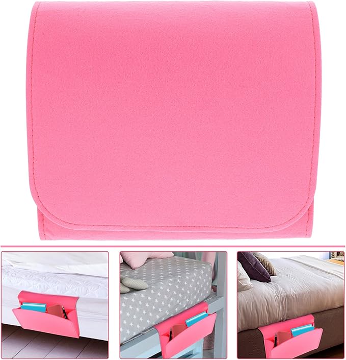 Elegant Bedside Felt Storage Compact Cabinet for Laptop Phone Essential Bedside Items