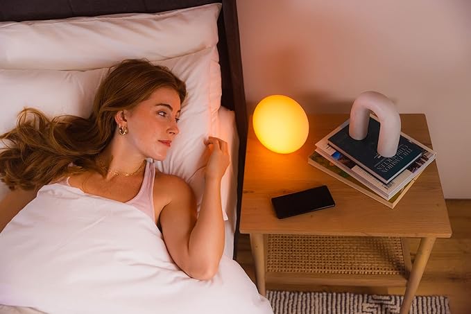 BlissLights BlissRadia - Smart LED Entertainment Lamp and Night Light with 16 Million Colors + Color Shifting Scenes, Compatible with Alexa and Google Home
